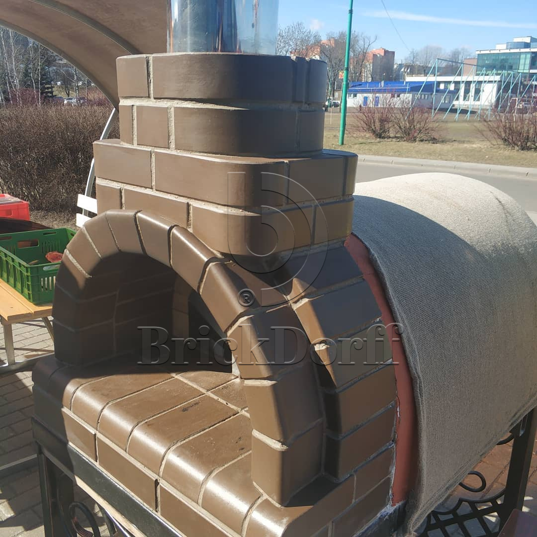 12.201100L Кирпич керамический полнотелый Печной Lode BRUNIS гладкий, 250*120*65 мм