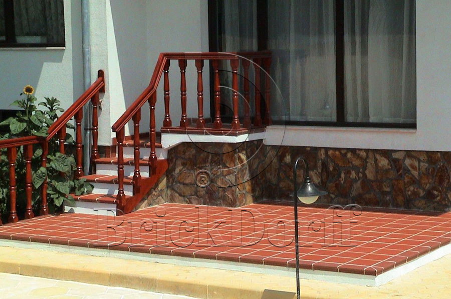 Клинкерная ступень Флорентинер противоскользящая плитка ABC Malta 345*240*14 мм