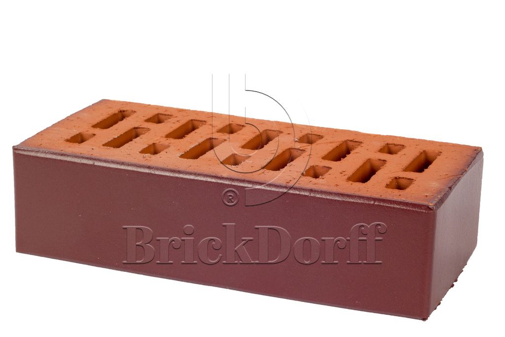 Lode ANDROMEDA гладкий, 250*120*65 мм, Печной Кирпич керамический пустотелый, красный бордо