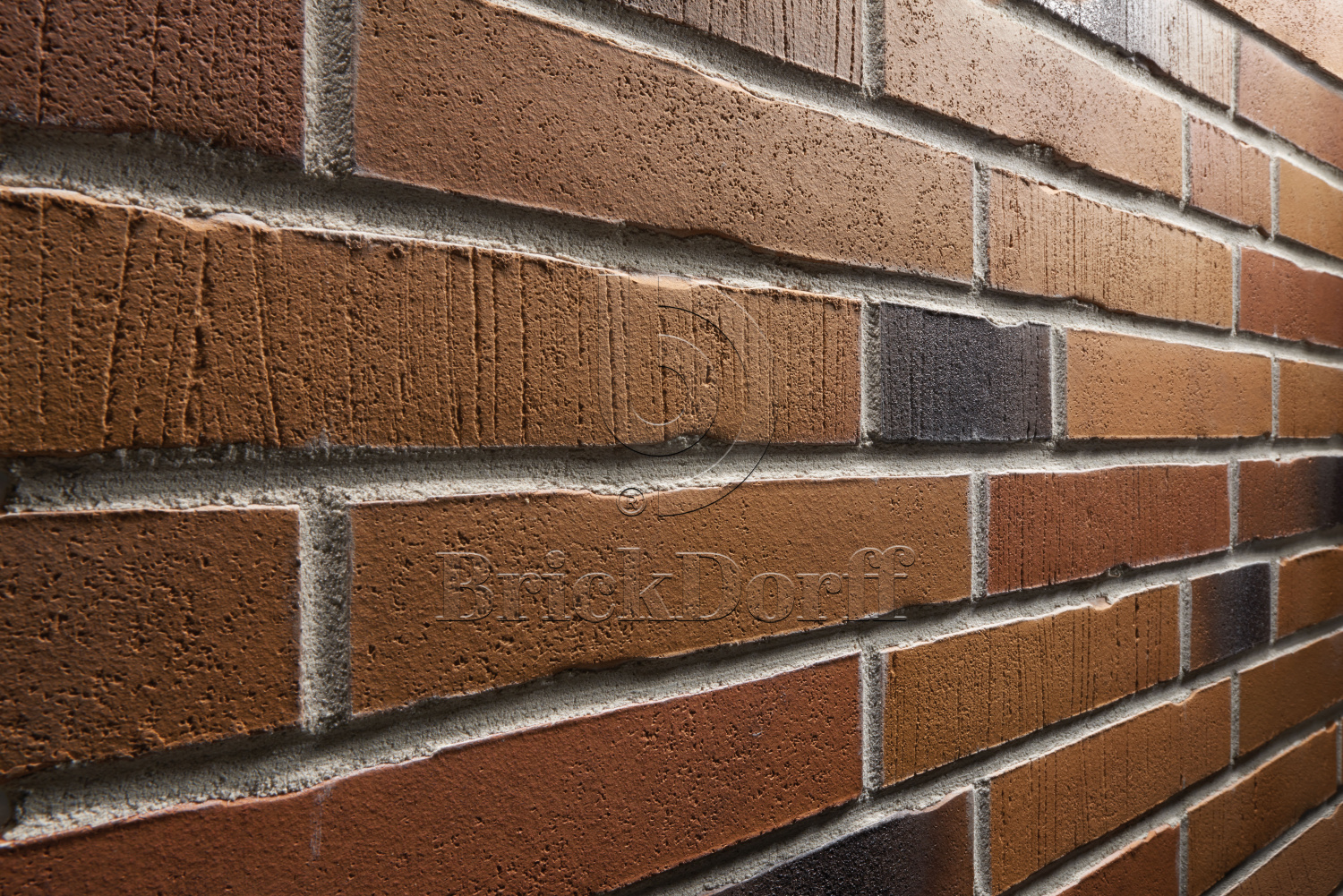 Клинкерная фасадная плитка облицовочная под кирпич Stroeher (Штроер) Handstrich 391 ockererz шероховатая, 240*52*14 мм