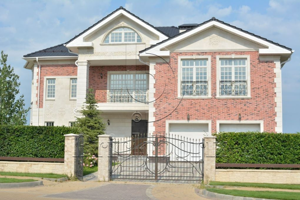 Фасадная облицовочная декоративная плитка травертин-касса 15