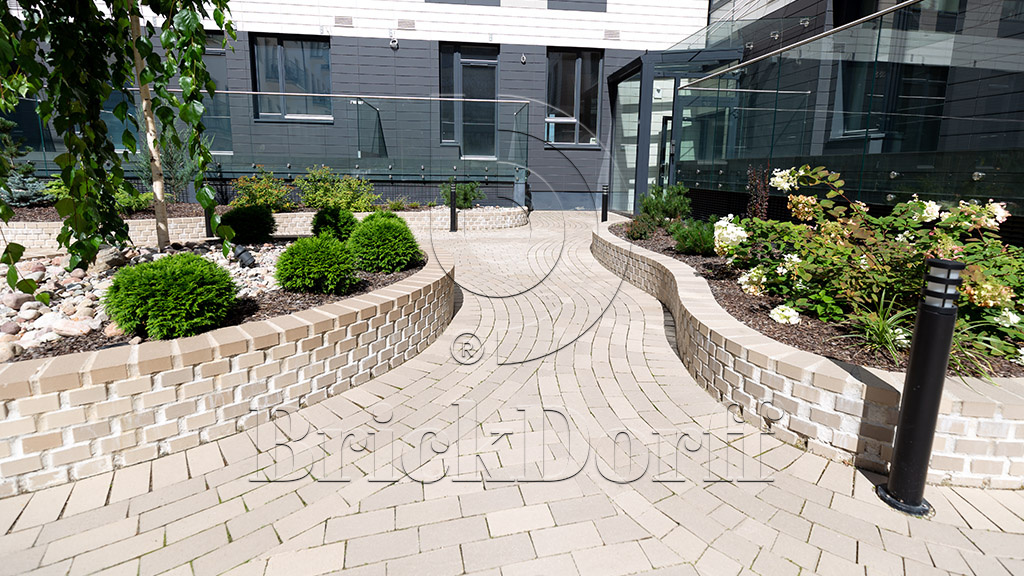 Тротуарная плитка / брусчатка Клинкерная ABC Colima (Колима) 200*100*52 мм