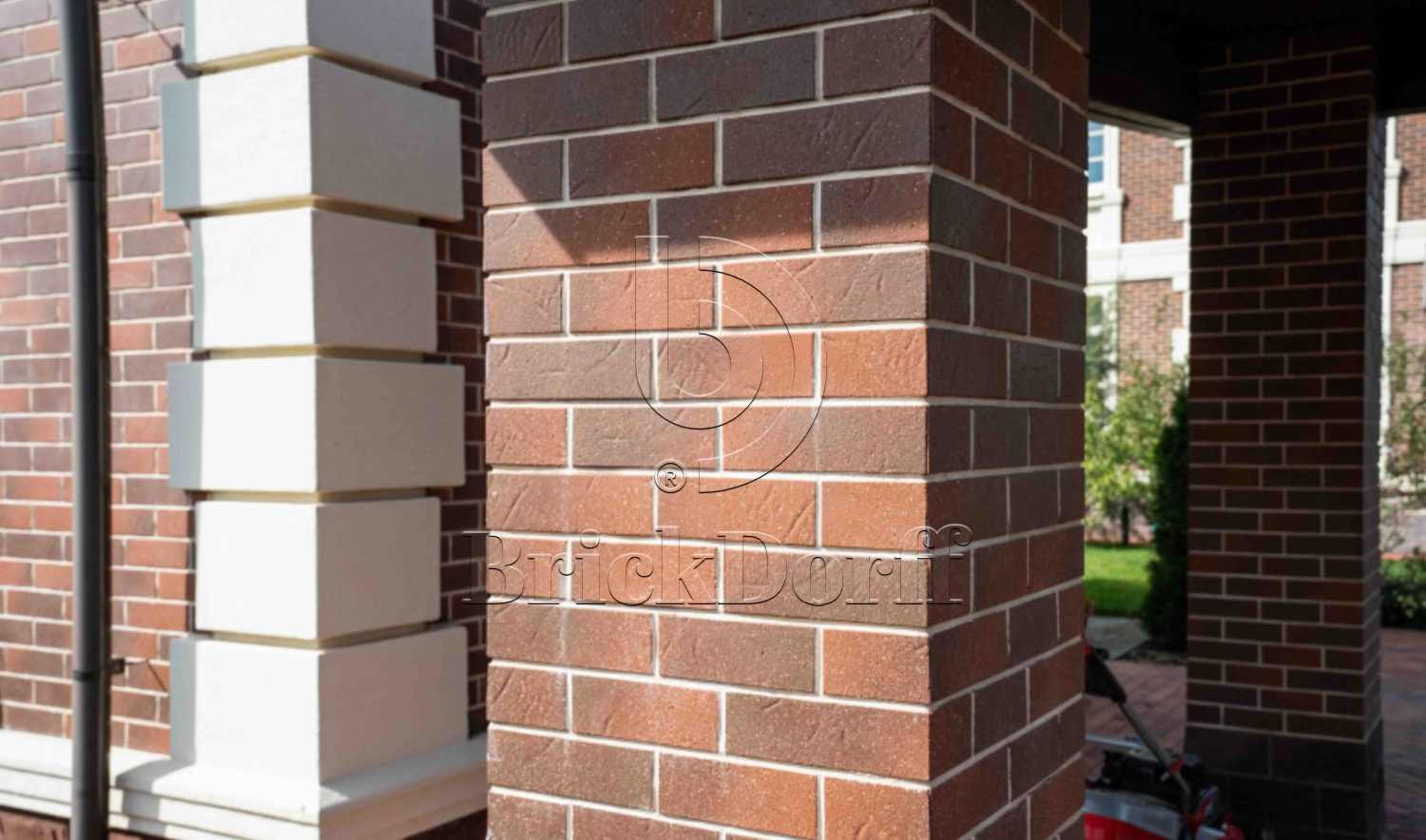 ABC Rotbunt Struktur besandet, 240*52*8 мм Клинкерная фасадная плитка облицовочная под кирпич