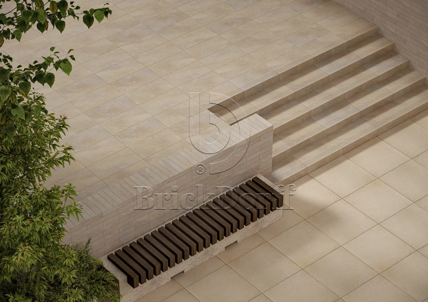 Eremite Crema 400*66*11 мм клинкерная плитка ригельная - длинный формат