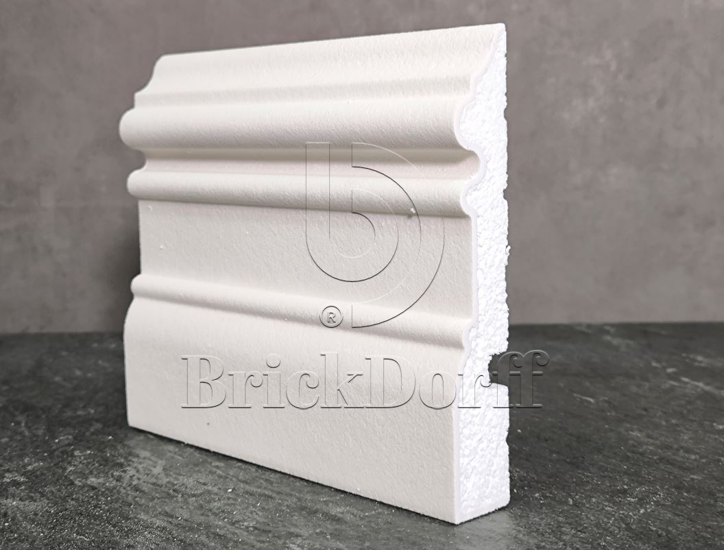 МОЛДИНГ цокольный для Фасада и Интерьера - лепнина, декор из пенополистирола ЦВ-170/1 170*30*2000 мм