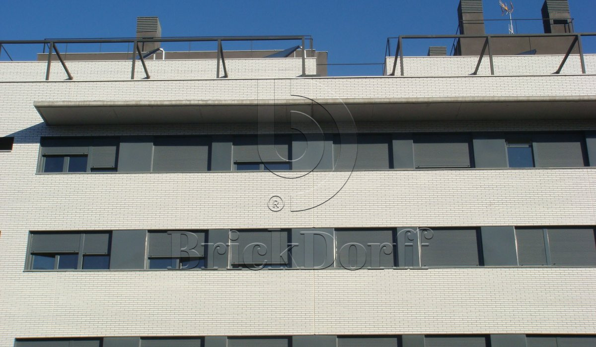 Weiss 300 белая, 240*71*10 мм, Глазурованная клинкерная фасадная плитка под кирпич ABC