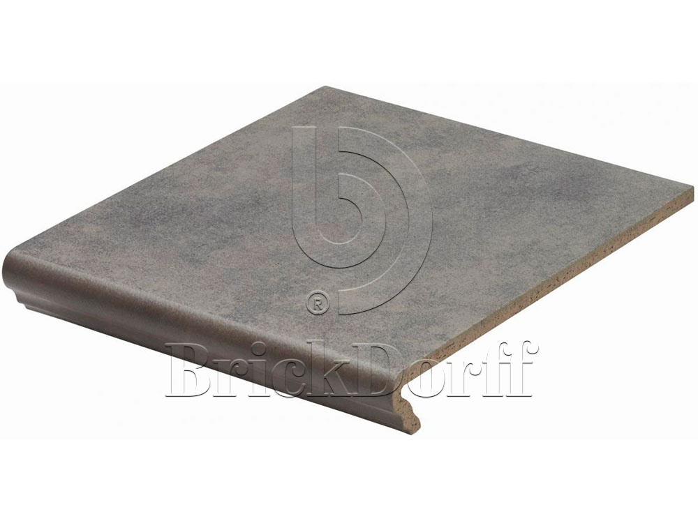 Клинкерная ступень флорентинер противоскользящая плитка EURAMIC CAVAR 543 fosco 340*294*10 мм