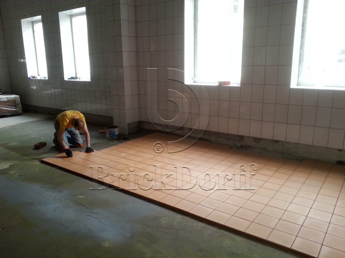 Плитка кислотоупорная и термокислотоупорная керамическая по ГОСТу 961-89 200*200*20 мм