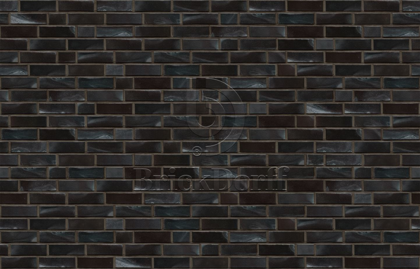 Кирпич облицовочный Клинкерный ABC 8954 Hamburg schwarz-blau-bunt Kohlebrand glatt NF 240*115*71 мм