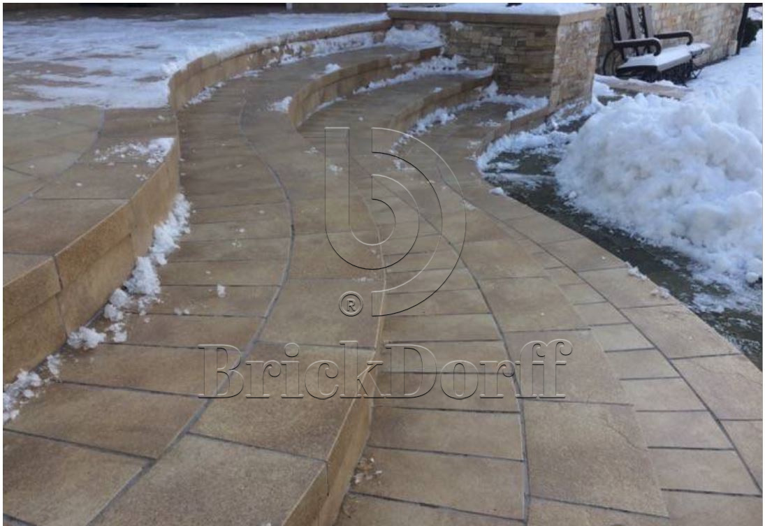 Клинкерная Плитка напольная противоскользящая Stroeher KERAPLATTE ROCCIA 835 sandos 294*294*10 мм