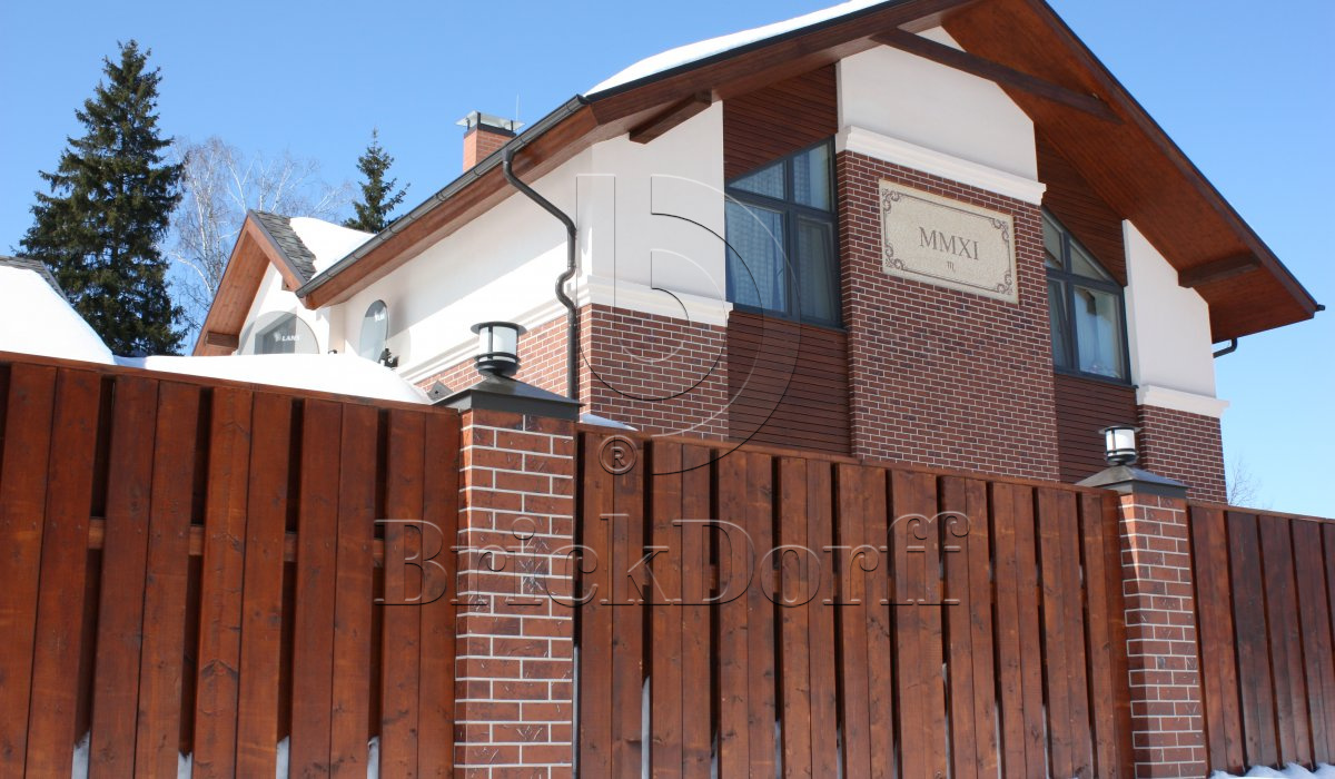 Фасадная Термопанель из пенополистирола ППС 60 мм с клинкерной плиткой Austria Kitzbuhel 240*71*8 мм