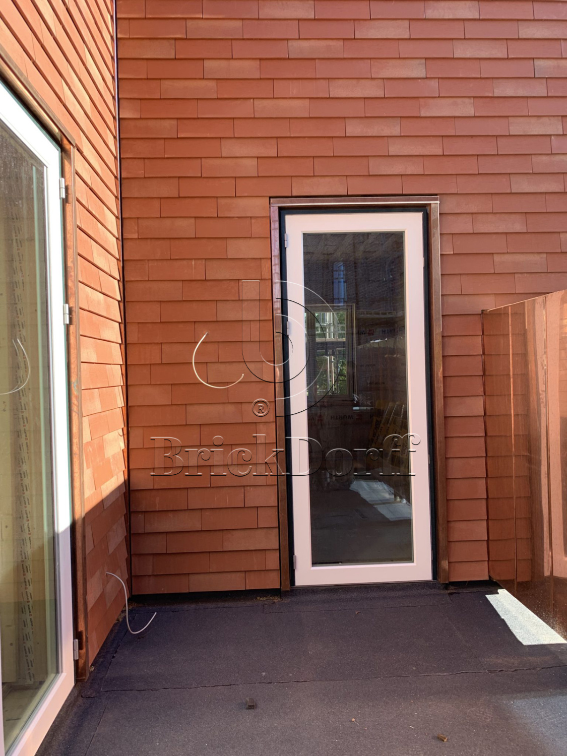 NORDIC Rot schwarz-besandet 365x250x30x14, ABC Клинкерная плитка для навесного вент Фасада и Кровли