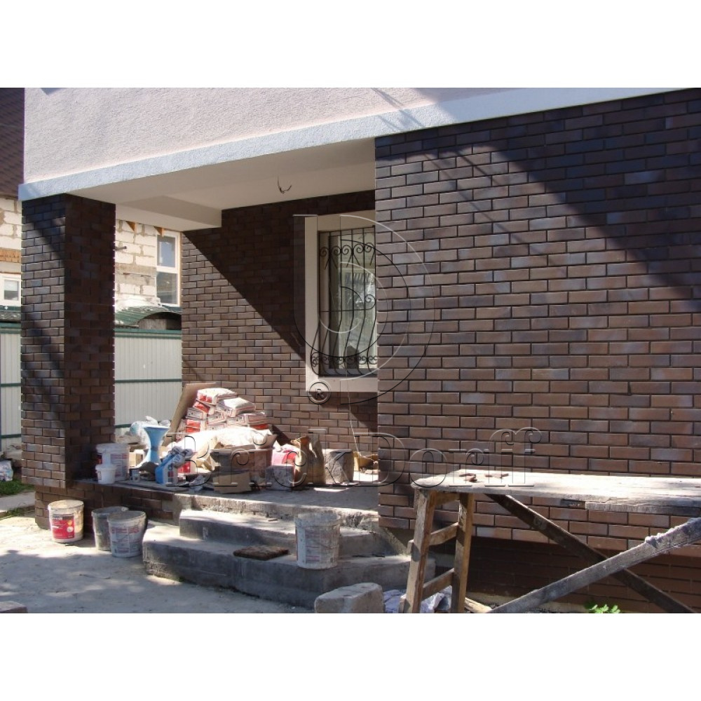 Фасадная Термопанель из пенополистирола ППС 60 мм с клинкерной плиткой Baltrum glatt 240*71*10 мм