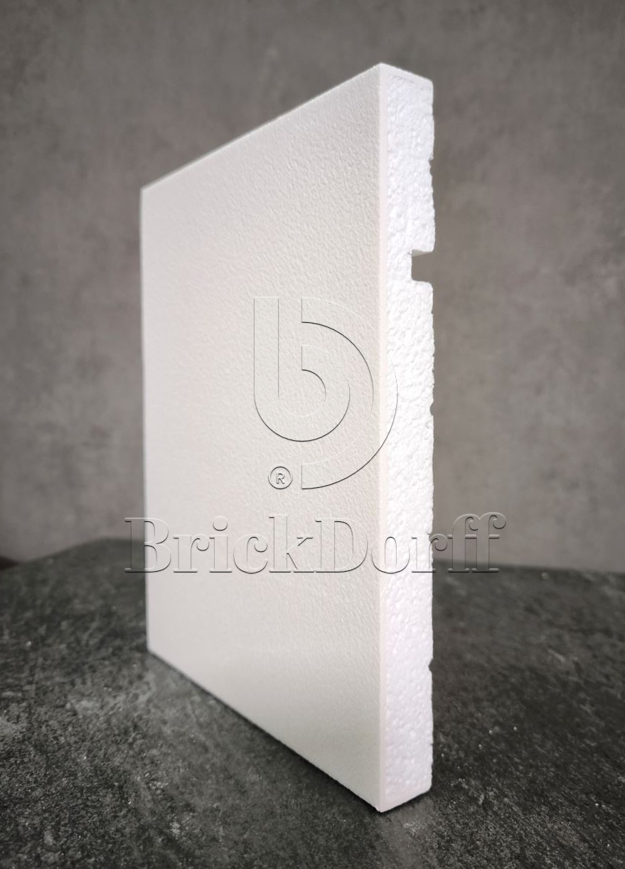 Молдинг для фасада - лепнина, декор из пенополистирола МВ-250/1 (МС-146) 250*25*2000 мм