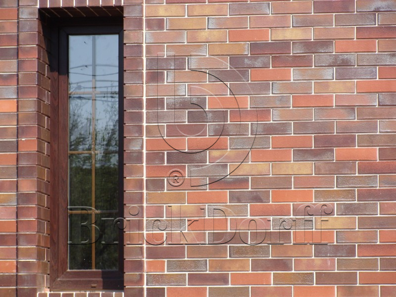 Кирпич облицовочный Клинкерный ABC 7554 Norderney blau-bunt Schmolz glatt NF 240*115*71 мм