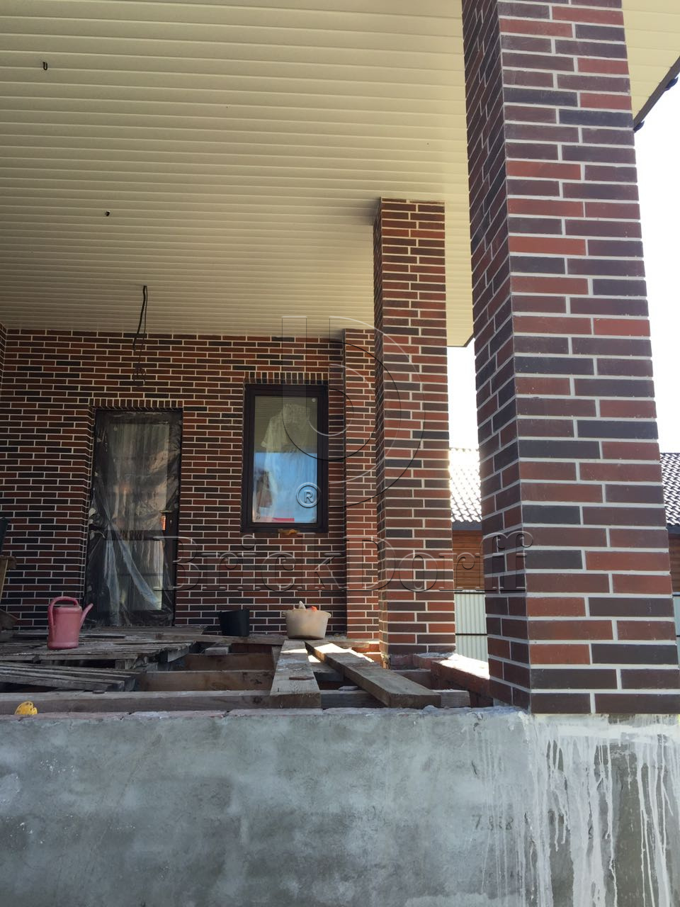 Фасадная Термопанель из пенополистирола ППС 60 мм с клинкерной плиткой Naturbrand glatt 240*71*10 мм