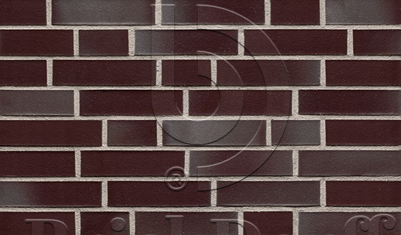 Кирпич облицовочный Клинкерный ABC 4654 Dessau bordeaux-blau glatt 55NF 240*71*55 мм