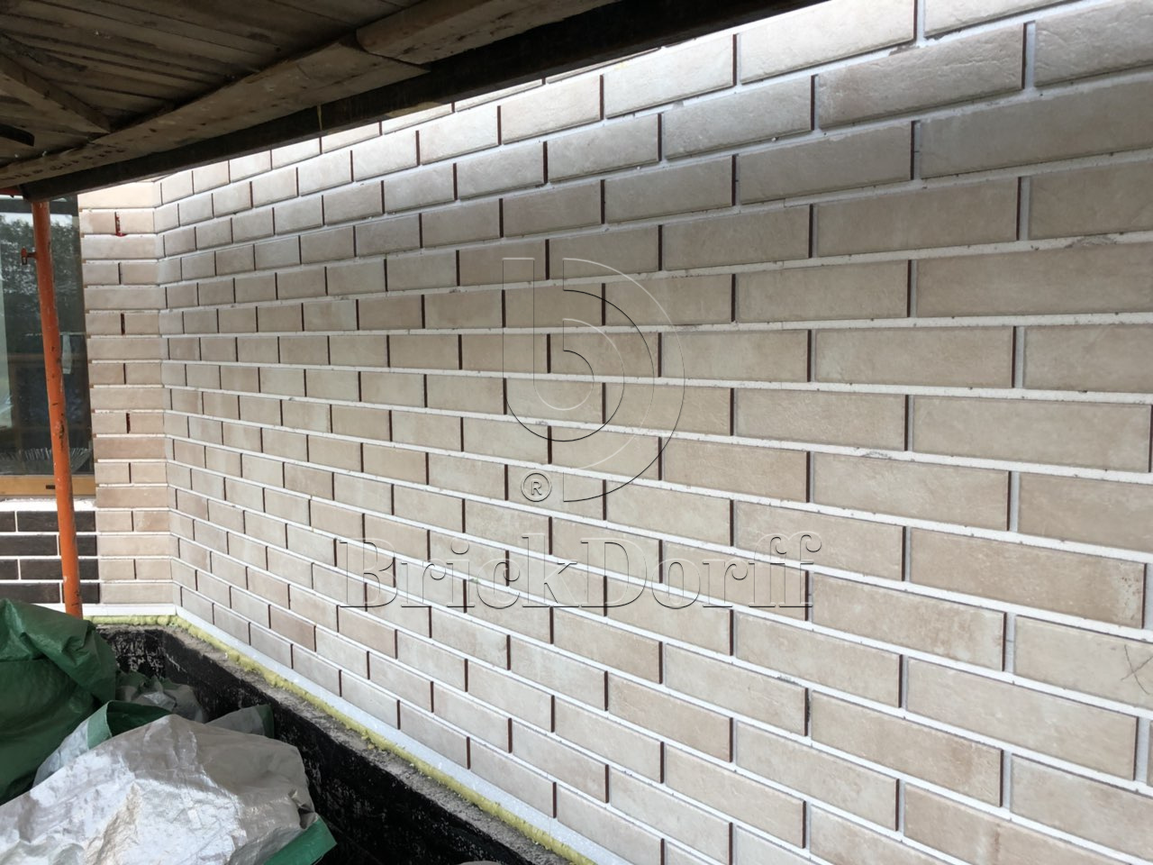 SCANDIANO BEIGE 245X66х7,4 мм Клинкерная фасадная плитка под кирпич облицовочная бежевая