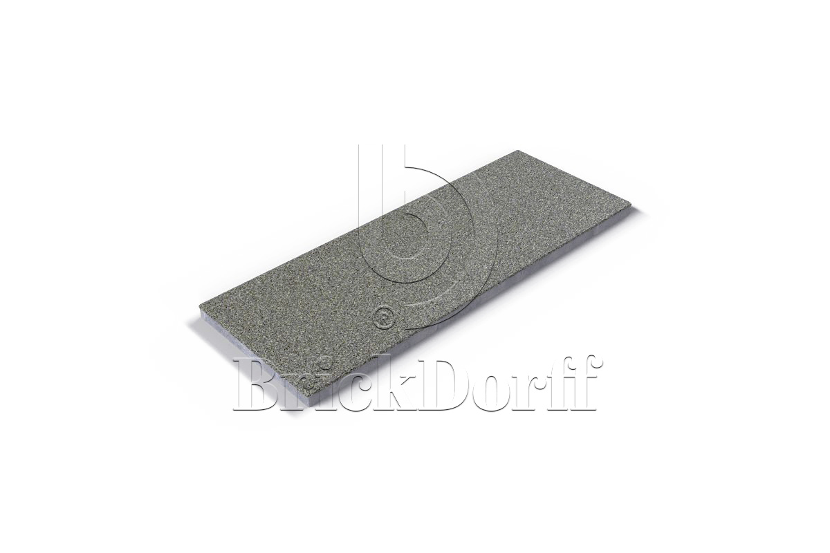502 Подступенок для ступени флорентинер противоскользящая, серая 310*140*10 мм