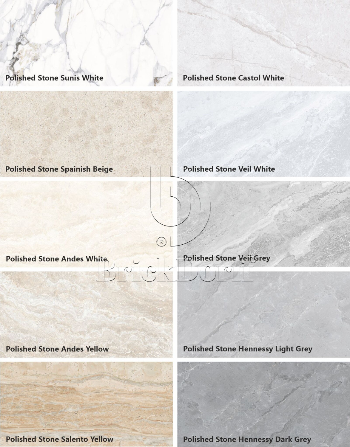 Polished Stone Sunis White (белоснежный полированный мрамор с прожилками)  гибкий камень 1200×600 мм