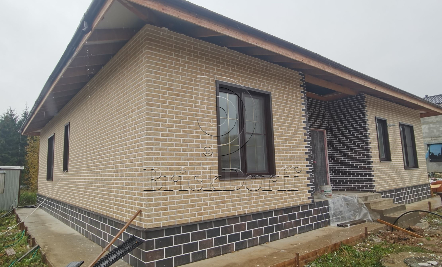 Loft Brick Salt фасадная термопанель из пенополистирола ППС 50 мм с клинкерной плиткой