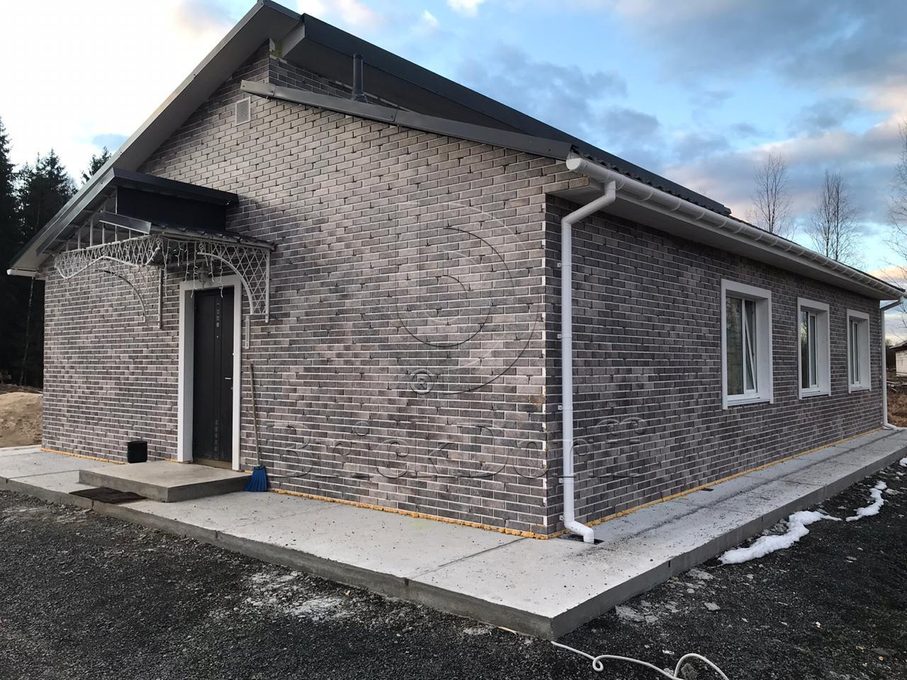 Viano Grys 245X66х7,4 мм Клинкерная фасадная плитка под кирпич облицовочная, серо-бежевый