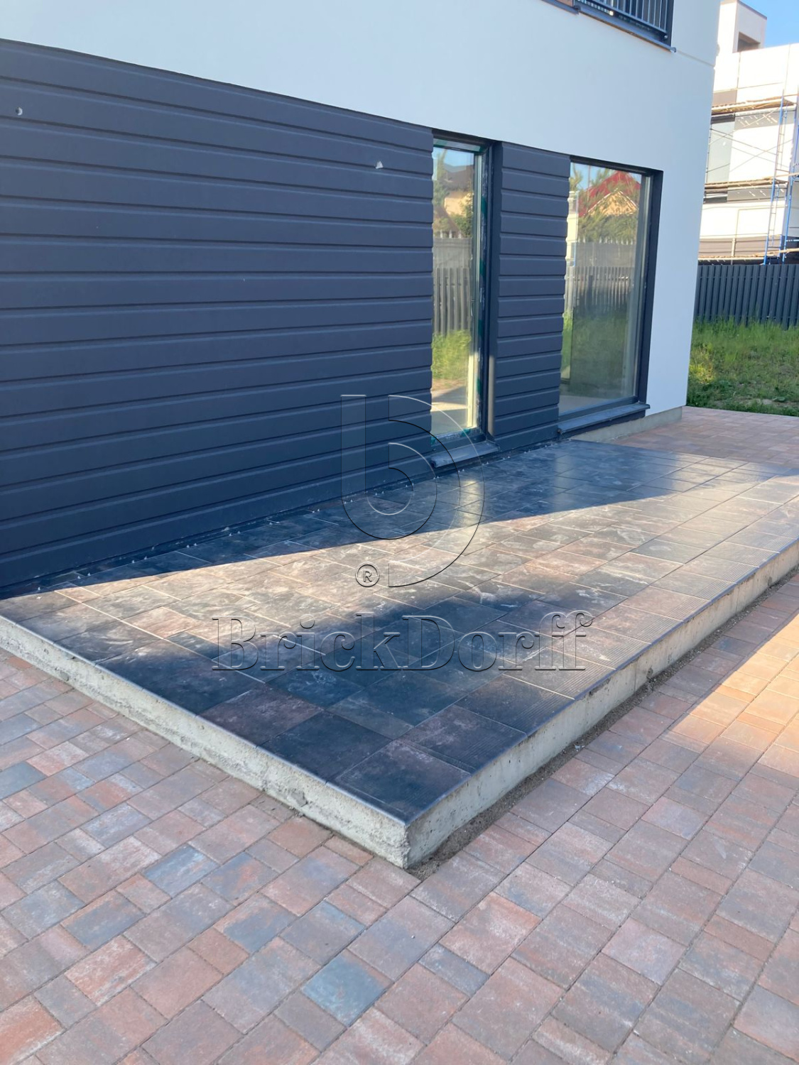 Клинкерная плитка Scandiano Brown 300x300x11 – для улицы, террасы, крыльца, лестницы, морозостойкая