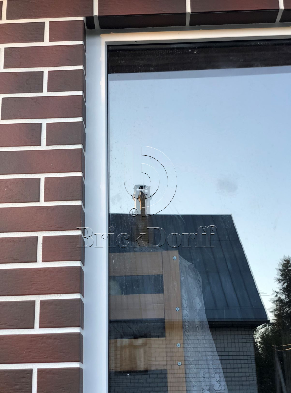 CLOUD BROWN 245X66х7,4 мм Клинкерная фасадная плитка под кирпич облицовочная коричневая