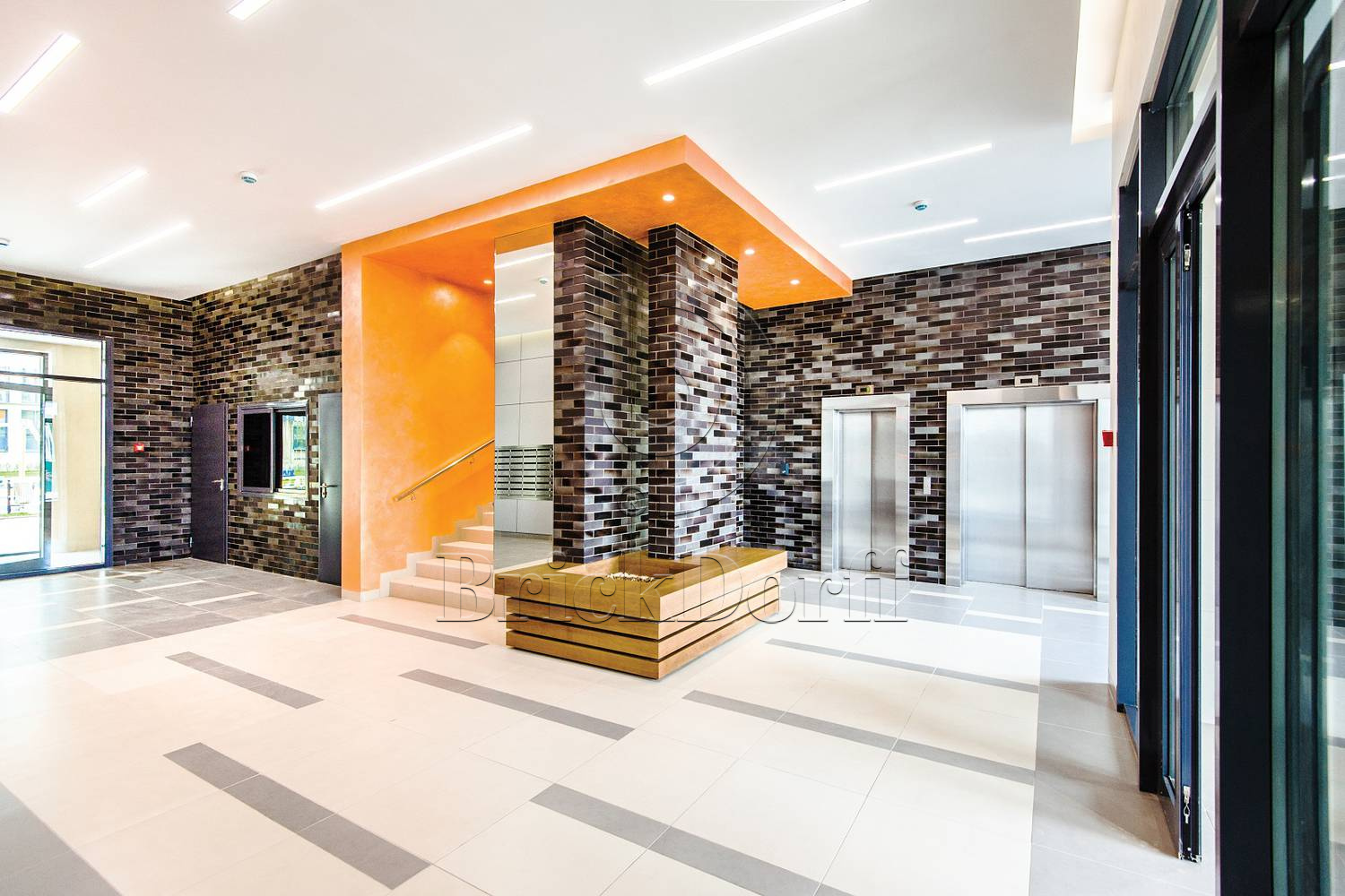 Клинкерная Плитка для Вентилируемых фасадов с расшивкой шва ABC №9025 240*71*14 мм