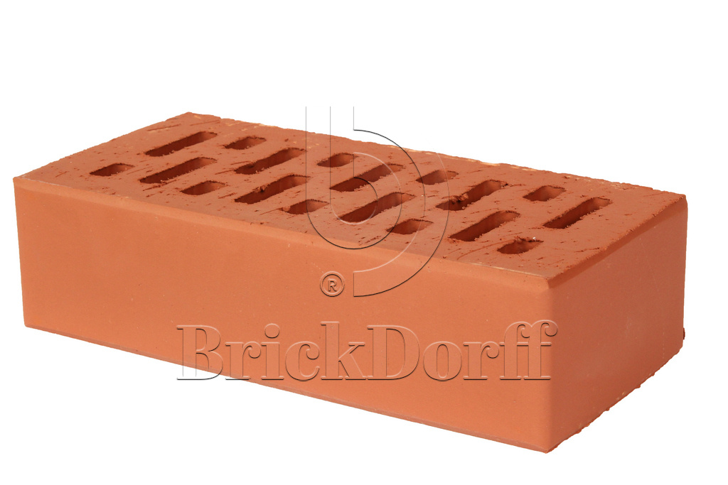 Lode Janka гладкий, 250*120*65 мм, Печной Кирпич керамический пустотелый, терракотовый, красный