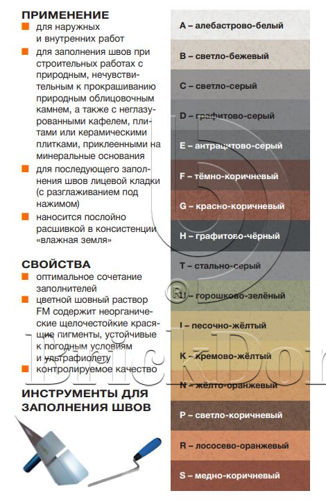 Затирка для кирпичных швов quick-mix FM.E антрацитово-серый, 30 кг