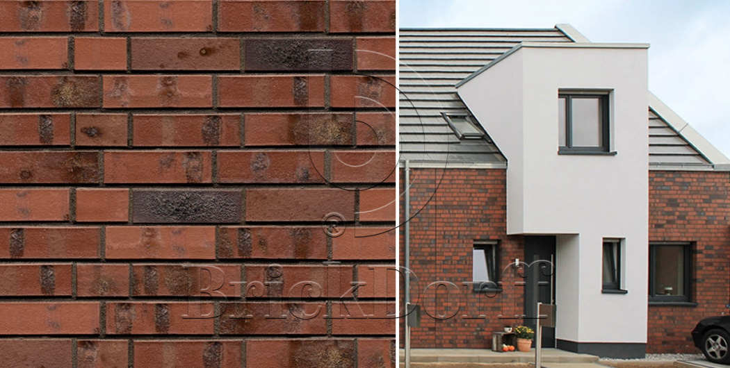 Кирпич облицовочный Клинкерный ABC 8103М Buesum Schmolz Kohlebrand NF 240*115*71 мм