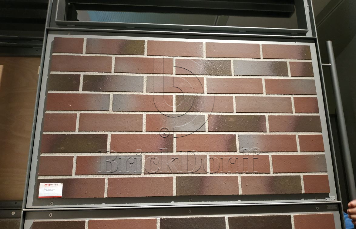 Ласточкин хвост Клинкерная фасадная плитка облицовочная ABC Backsteinriemchen Blankeneze 240*71*14 мм