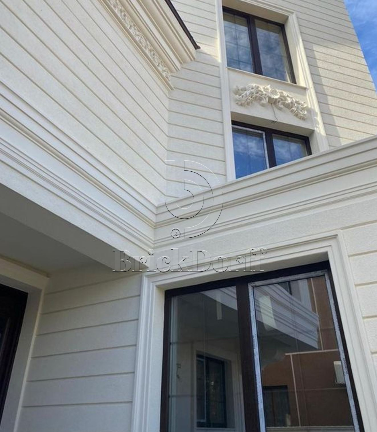 Панель утепления под покраску для фасада - изосайдинг из пенополистирола СВ-50/9 1000*50*2000 мм