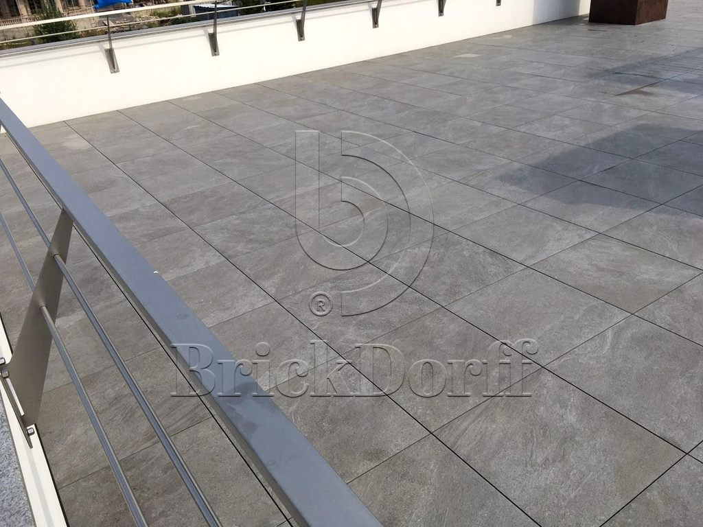 Blanche Anthracite 900x600x20 мм, тротуарная плитка уличная, противоскользящая, керамогранит OutdoorDesign 20мм