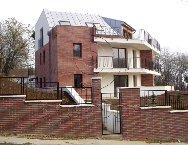 Клинкерная фасадная плитка облицовочная под кирпич Stroeher (Штроер) Keraprotect 416 rotterdam рельефная NF11, 240*71*11 мм