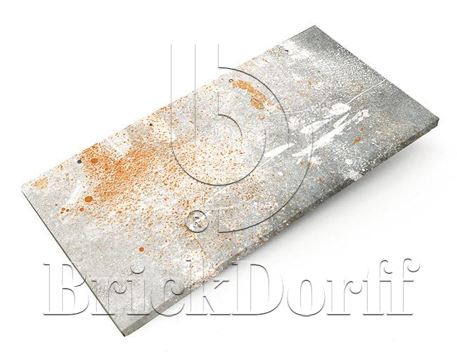 Tempio Rustikotta WHITE SPLATTER 200x400x14мм Дранка керамическая плитка для навесного вент Фасада и Кровли