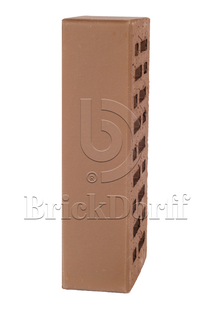 Lode RUDIS гладкий, 250*120*65 мм, Печной Кирпич керамический пустотелый, светло-коричневый