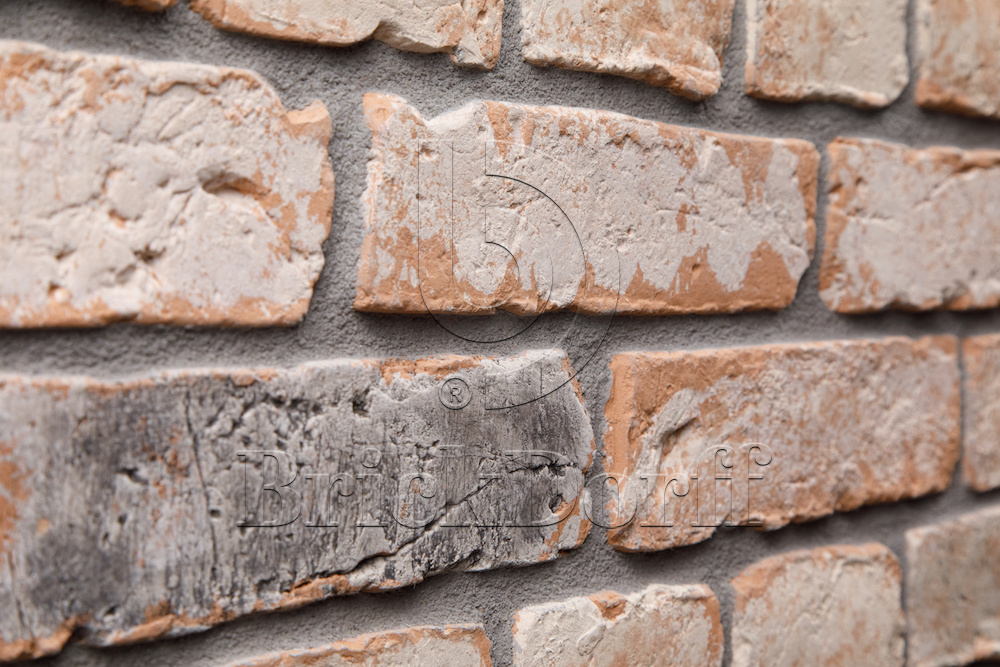 1.T Скандинавский кирпич 120-130*60-70*15 мм, декоративный камень для фасада и интерьера Petra