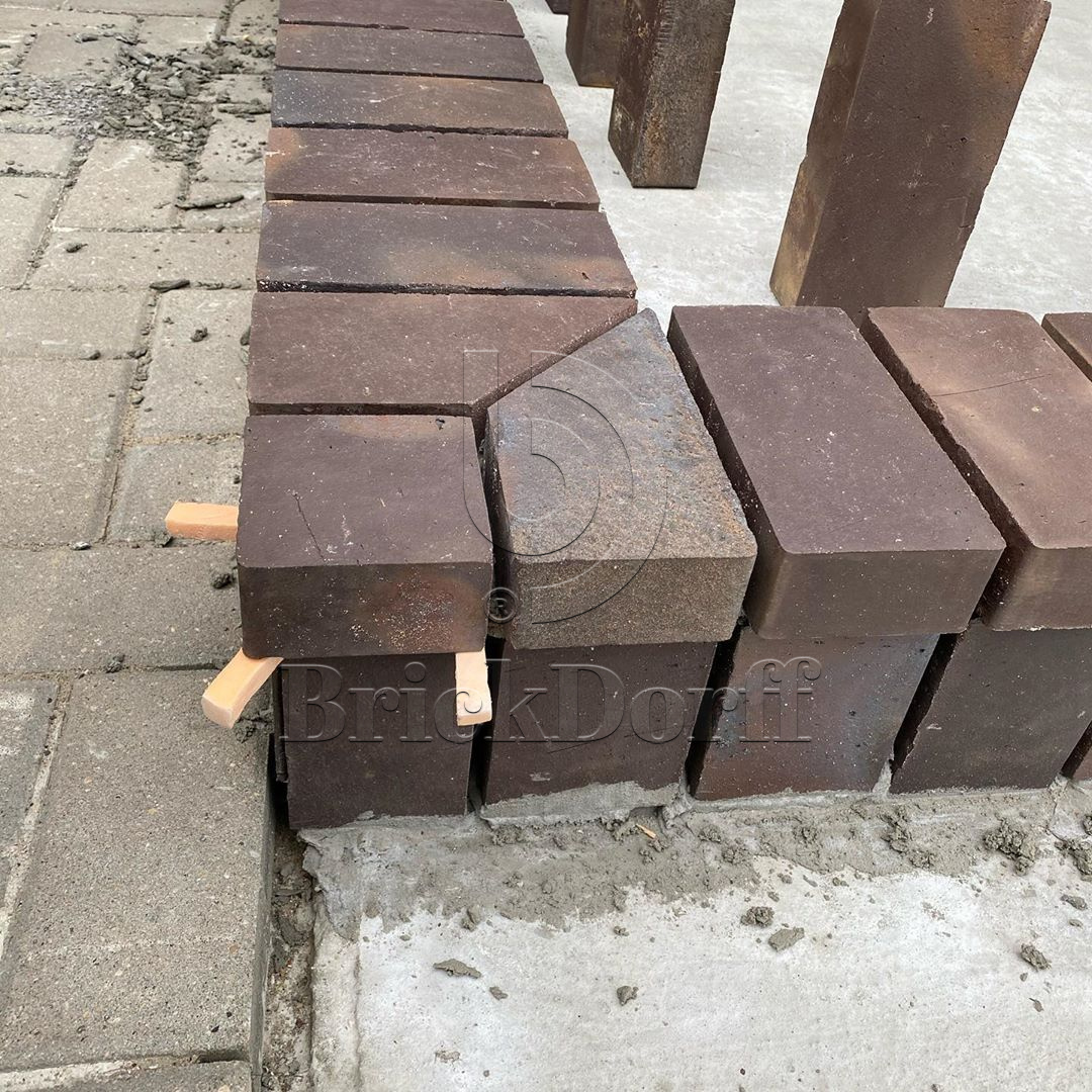 Тротуарная плитка / брусчатка Клинкерная коричневая LHL klinker TOBA 200*100*51 мм