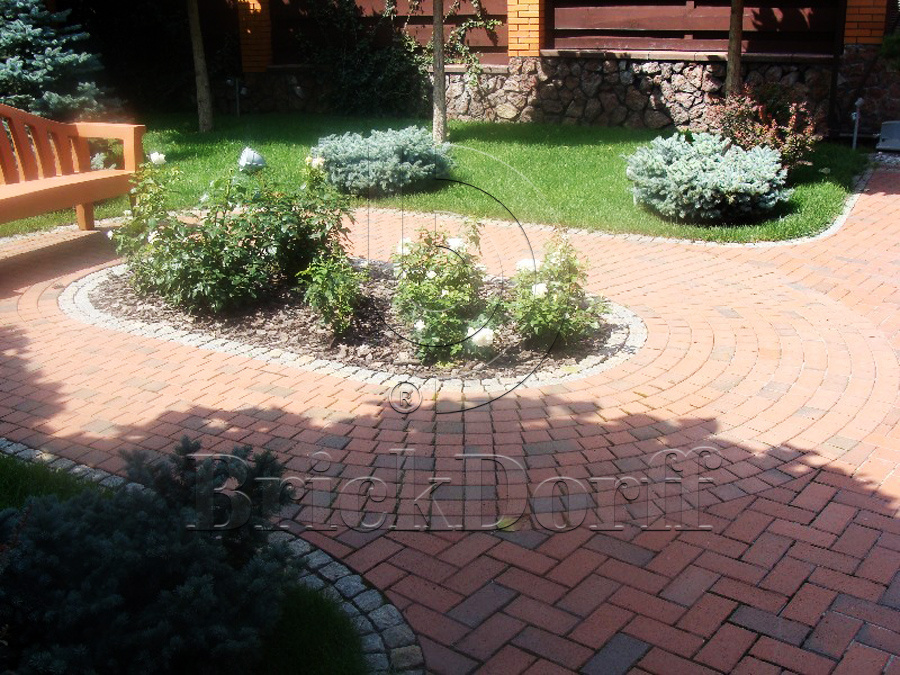 Тротуарная плитка / брусчатка Клинкерная ABC Recker-bunt (Реккер-бунт), 200*100*52 мм