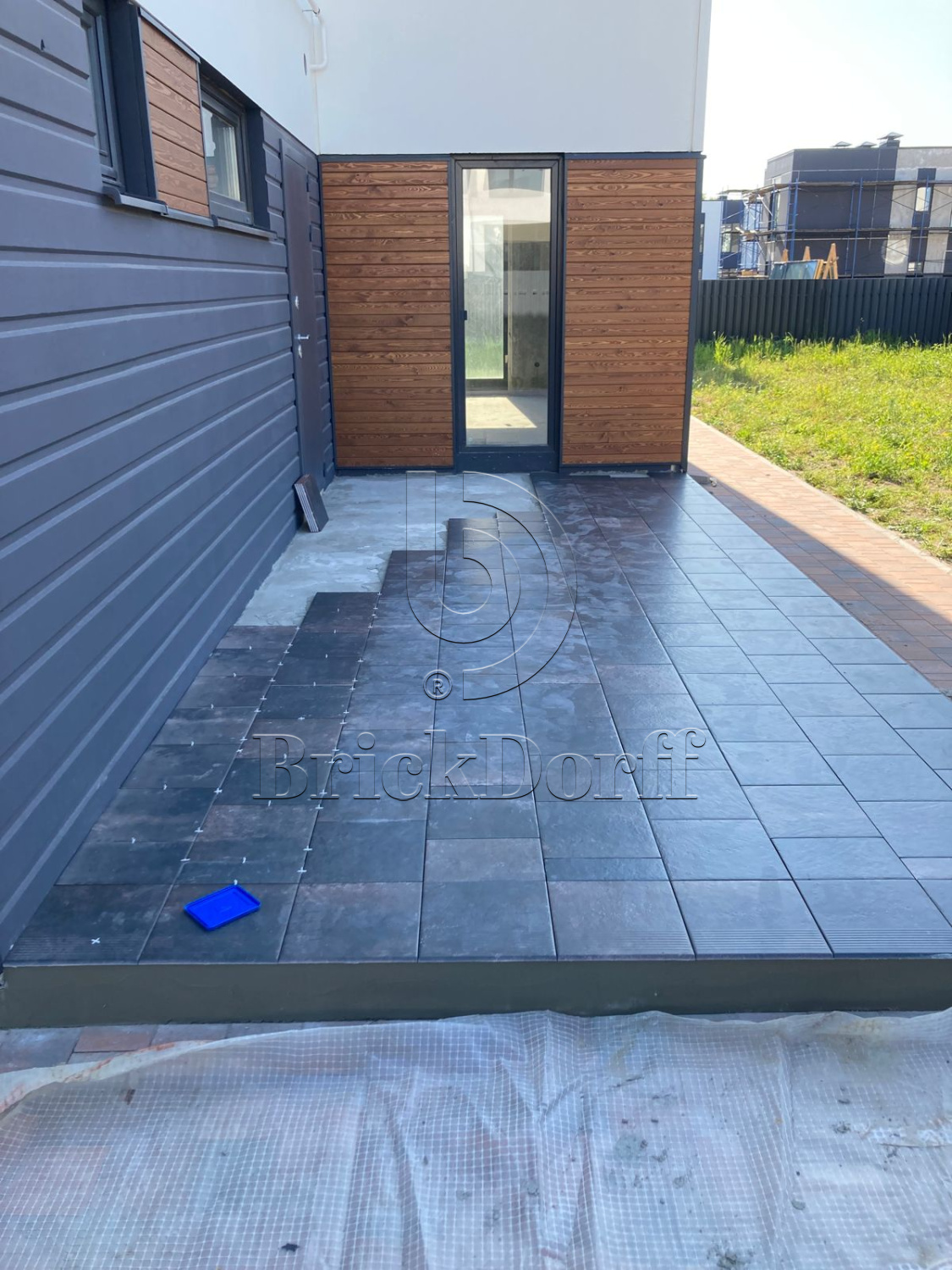 Клинкерная плитка Scandiano Brown 300x300x11 – для улицы, террасы, крыльца, лестницы, морозостойкая