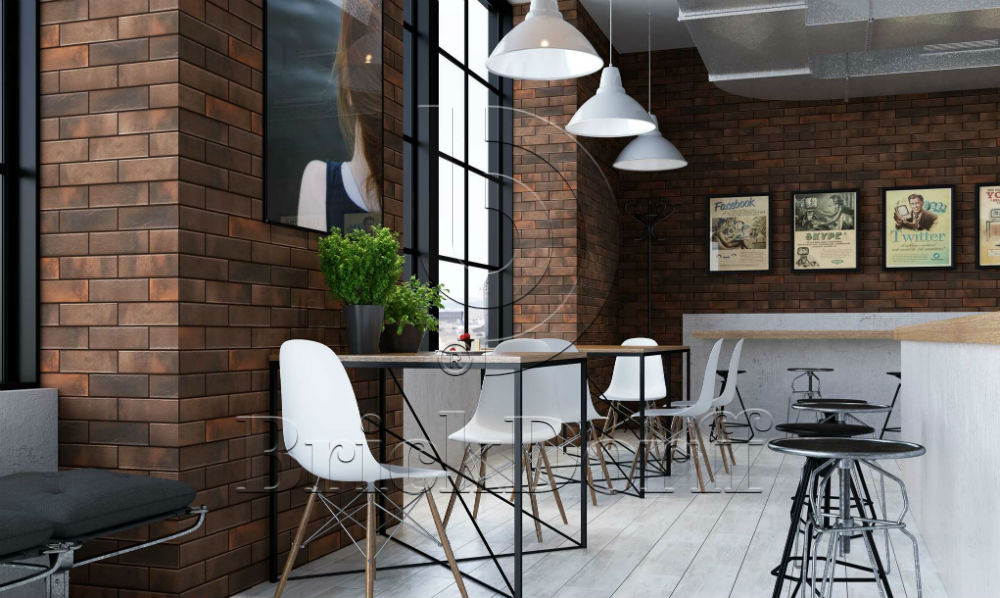 Фасадная и Интерьерная клинкерная плитка под кирпич Cerrad Elewacja Retro Brick cardamon 245*65*8 мм