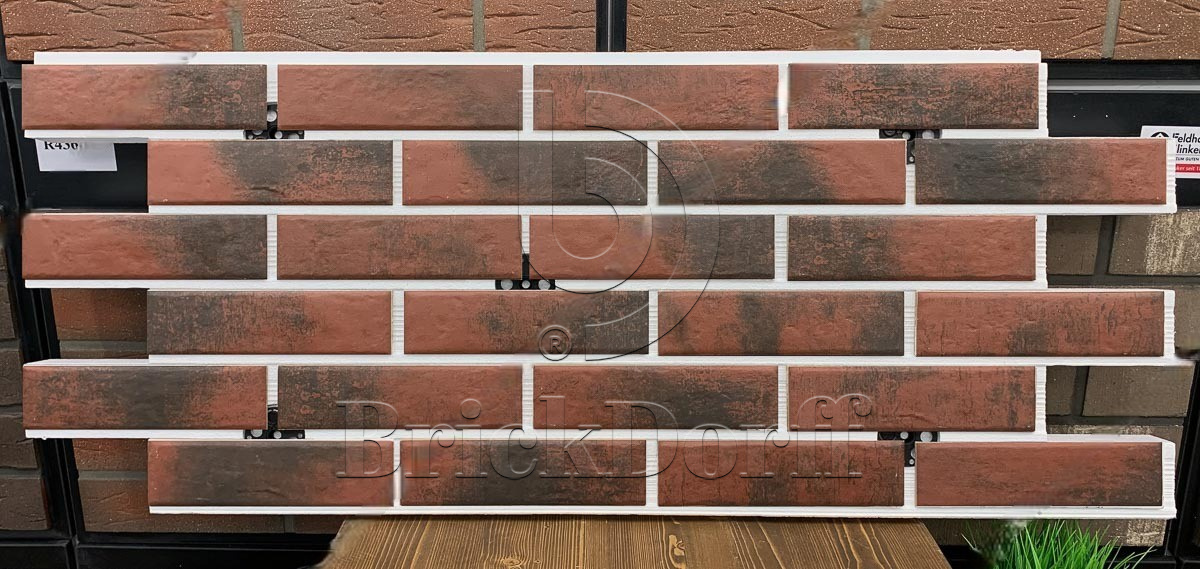 Red Wine фасадная термопанель из пенополистирола ППС 100 мм с клинкерной плиткой