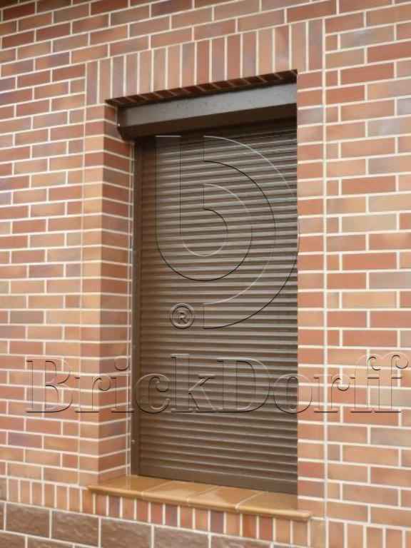 Клинкерная фасадная плитка облицовочная под кирпич Stroeher (Штроер) Keravette Chromatic 316 patrizienrot ofenbunt гладкая NF11, 240*71*11 мм