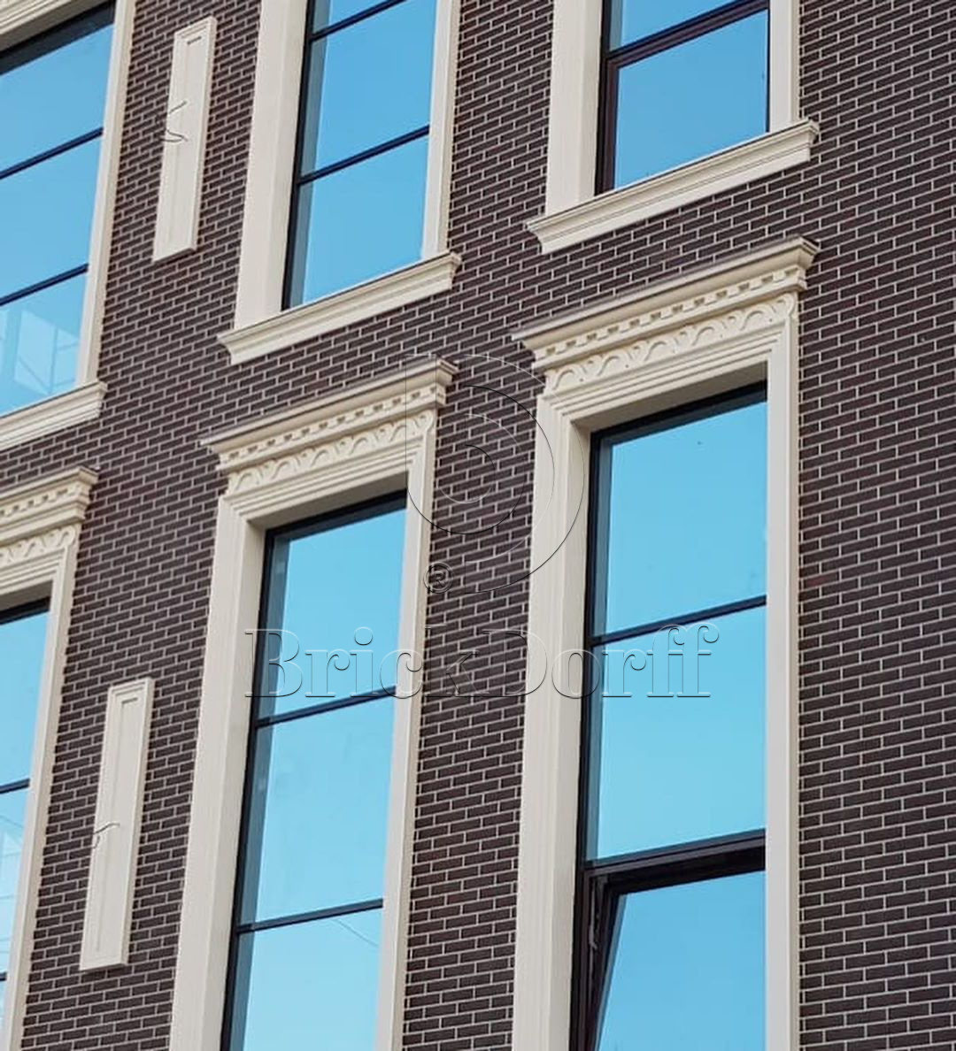 NATURAL BROWN 245X66х7,4 мм Клинкерная фасадная плитка под кирпич облицовочная коричневая