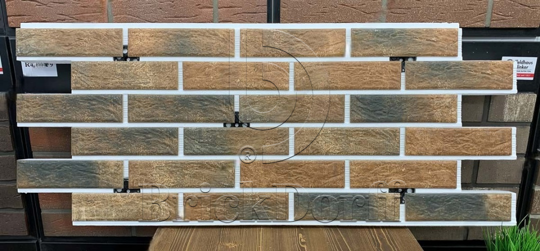 Loft Brick Chili фасадная термопанель из пенополистирола ППС 80 мм с клинкерной плиткой