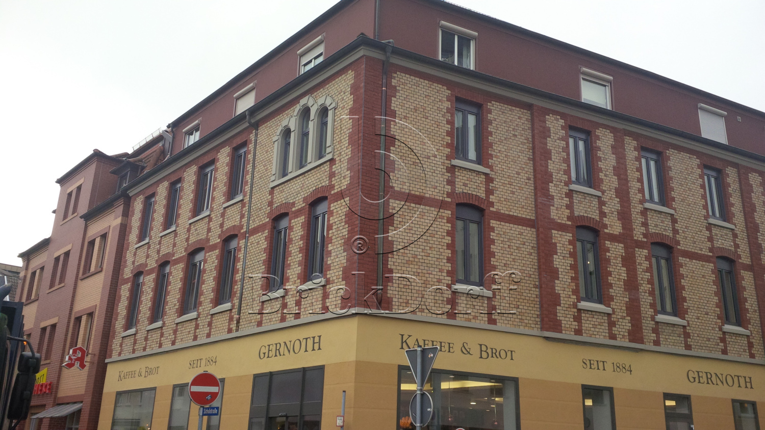 Клинкерная фасадная плитка облицовочная под кирпич Stroeher (Штроер) Zeitlos 352 kupferschmels рельефная NF14, 240*71*14 мм