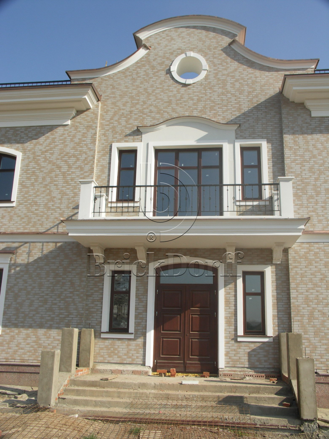 Фасадная Термопанель из пенополистирола ППС 60 мм с клинкерной плиткой Piz Kesch glatt 240*71*10 мм