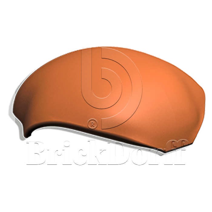 Y-образная черепица натуральная цементно-песчаная Classic красный 26, Kriastak Baltic tile